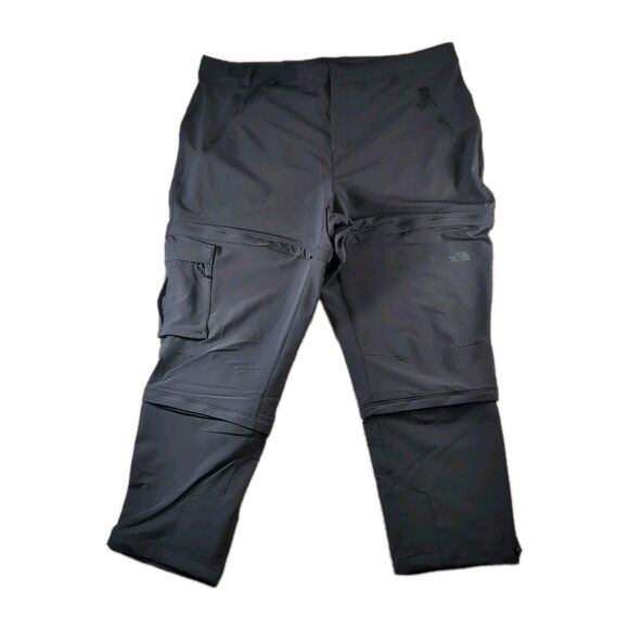 The North Face Plus Bridgeway Zip-Off Convertible Pants Women's 22W Solid Black - Picture 2 of 10